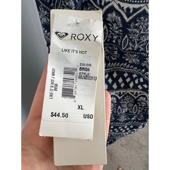 Women's Roxy Boho Patterned Racerback Sundress XL Beach Vacation - Picture 7 of 7